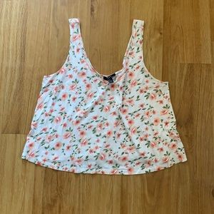 Forever 21 Scoop-Neck Short Tank or Crop • L